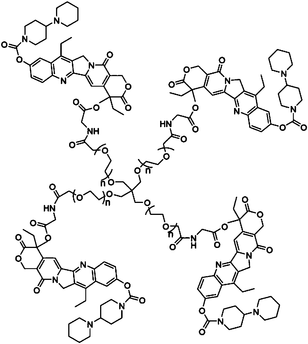 Multi-arm targeted anti-cancer conjugate