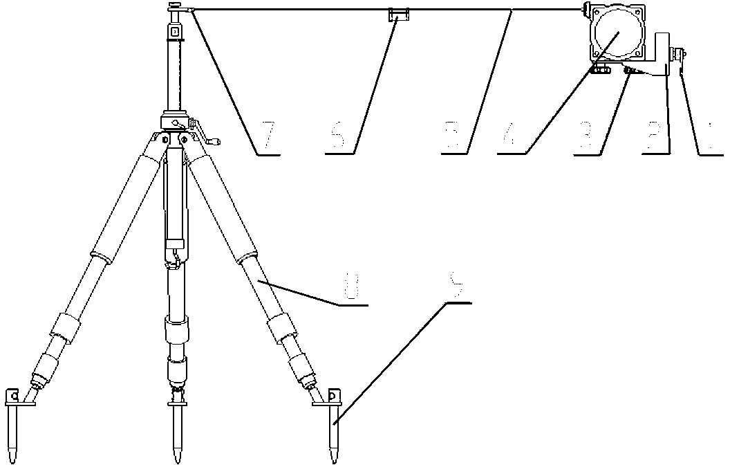 Pull-wire type angle measurement system
