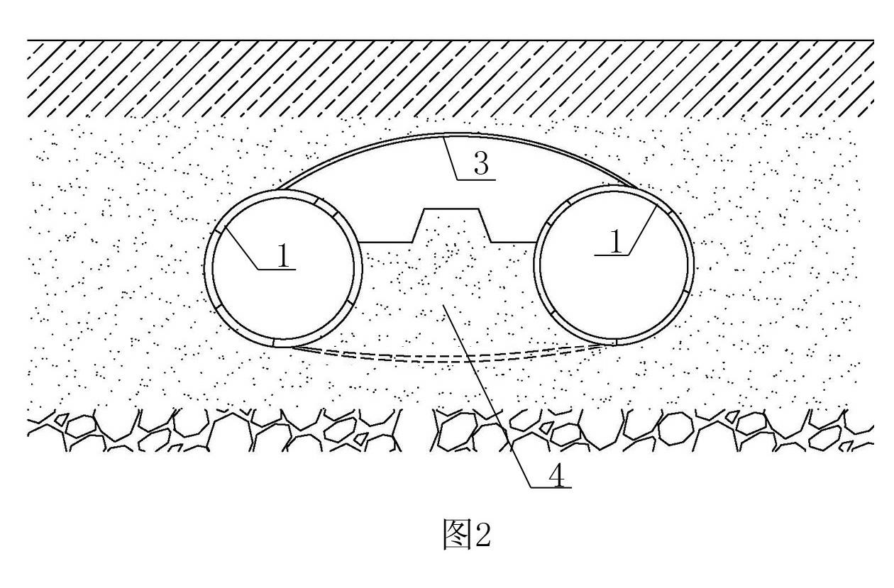 Method for constructing underground space by shield-shallow buried covered excavation composite method