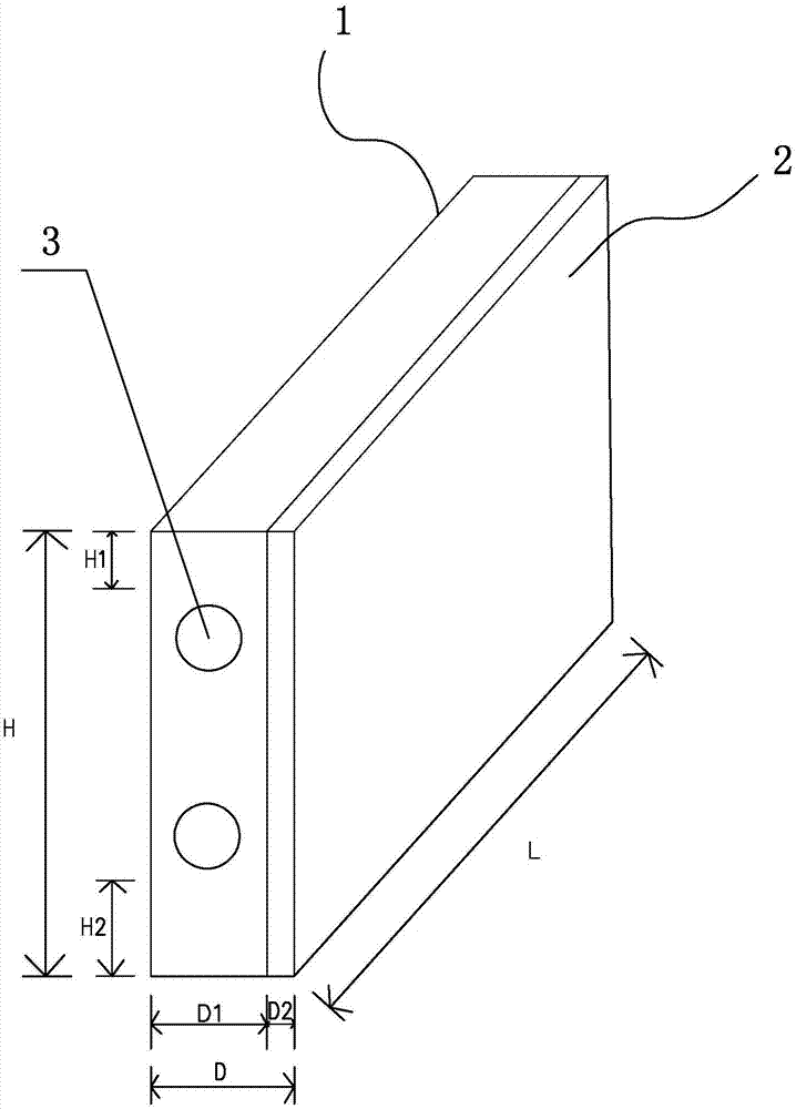Composite sound absorption sunk fence and manufacturing method thereof