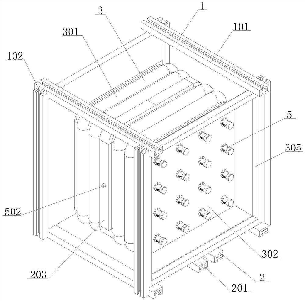 Energy-saving and environment-friendly big data computer network security protection device