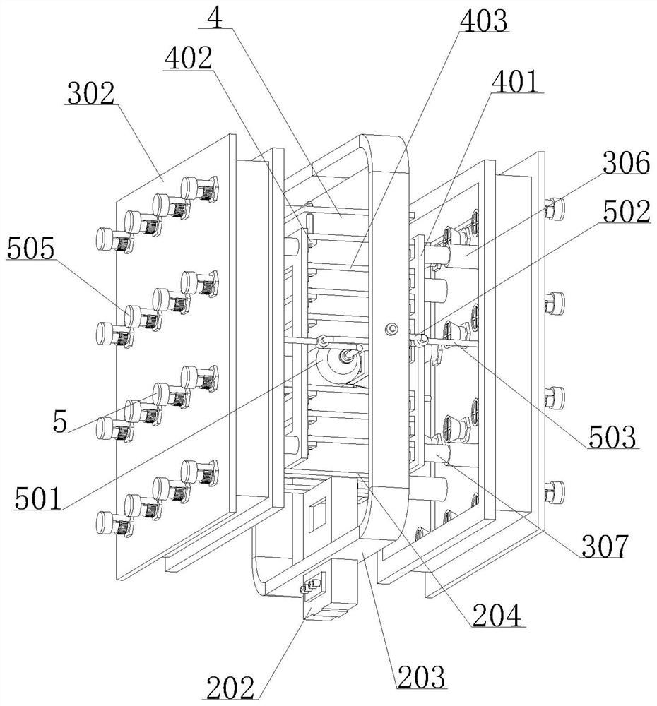 Energy-saving and environment-friendly big data computer network security protection device