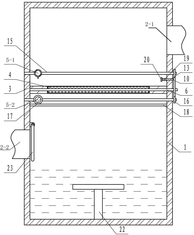 Dust recovery treatment device