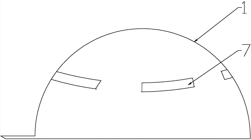 Airbag type safety helmet