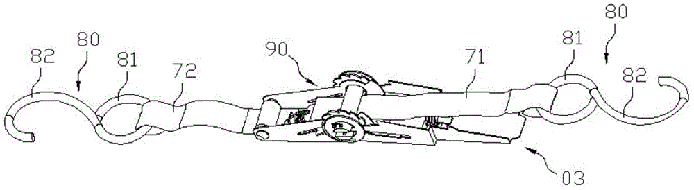 Binding device with tying strap looseness degree adjustment function