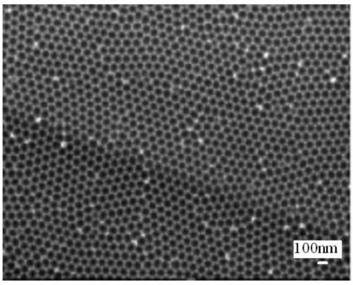 Preparation method of novel anodic oxidation aluminium template and nano array
