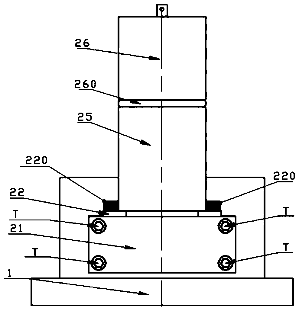 Piston type pressure gauge and driving device thereof