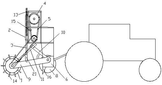 Multi-ridge and multi-purpose pond making machine