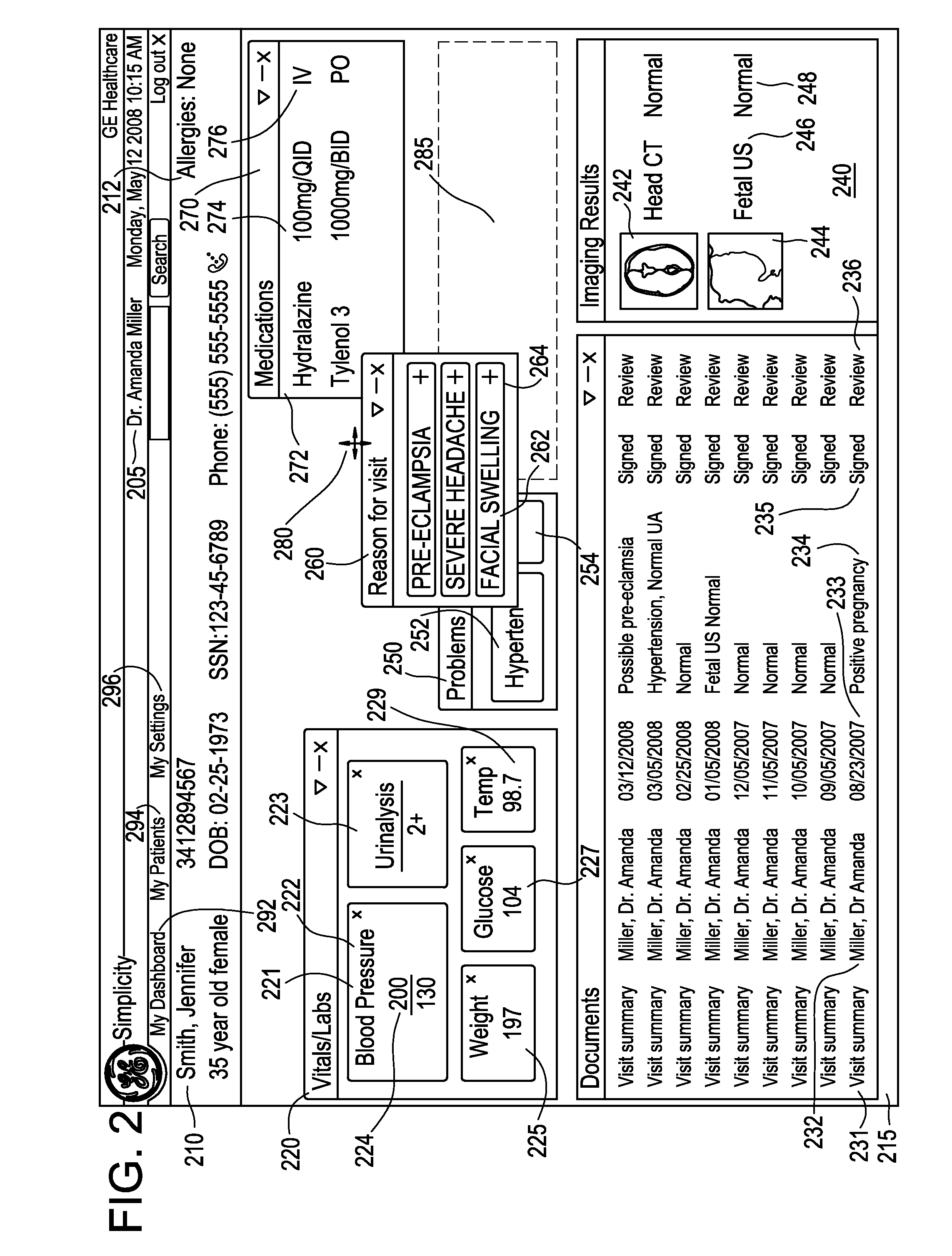 Method and apparatus for clinical widget distribution