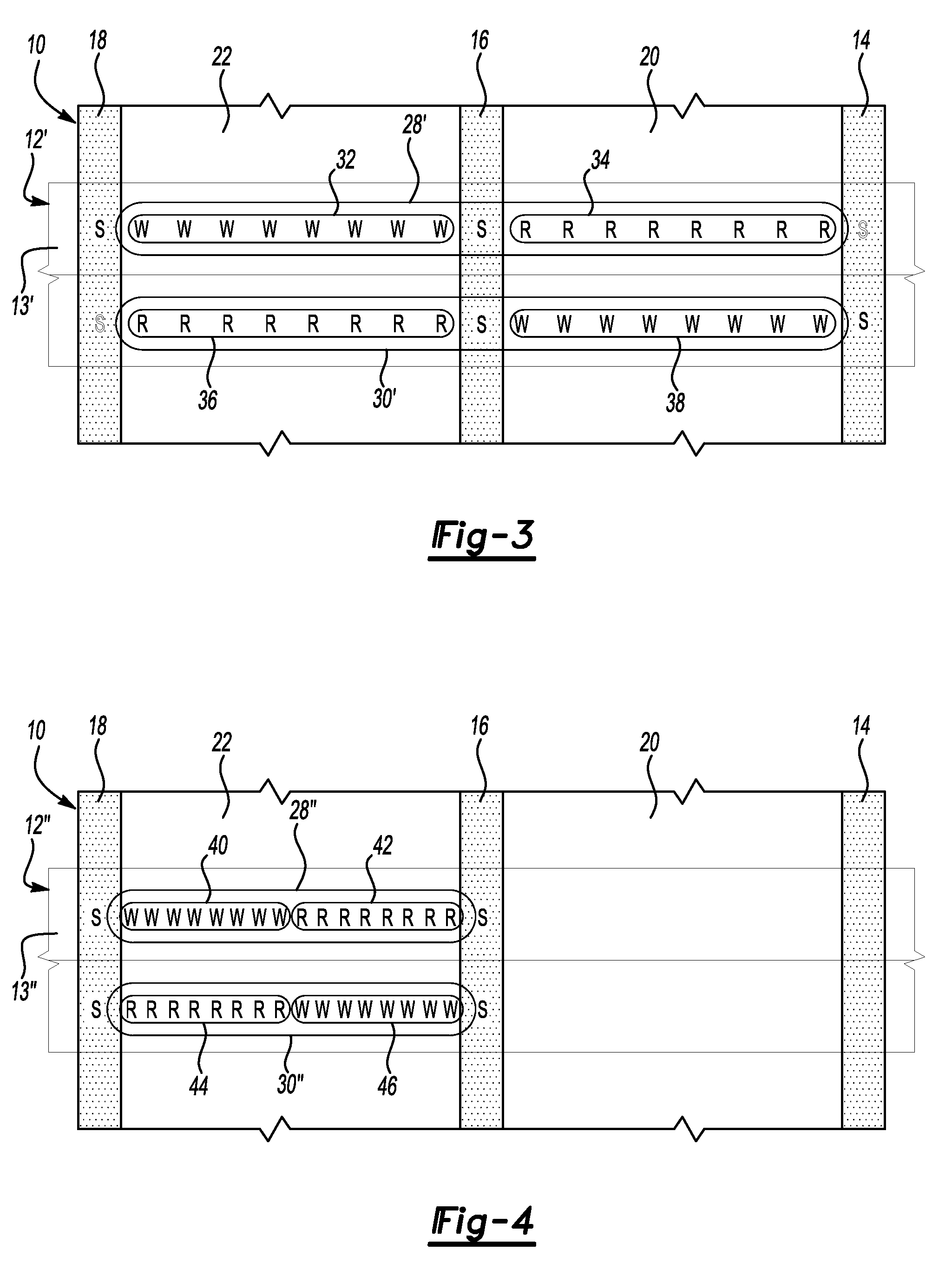 Tape head layout having offset read and write element arrays