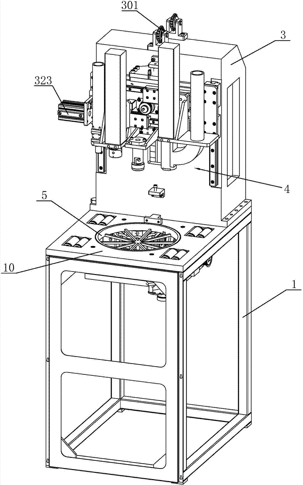 An automatic filling bolt tightening machine