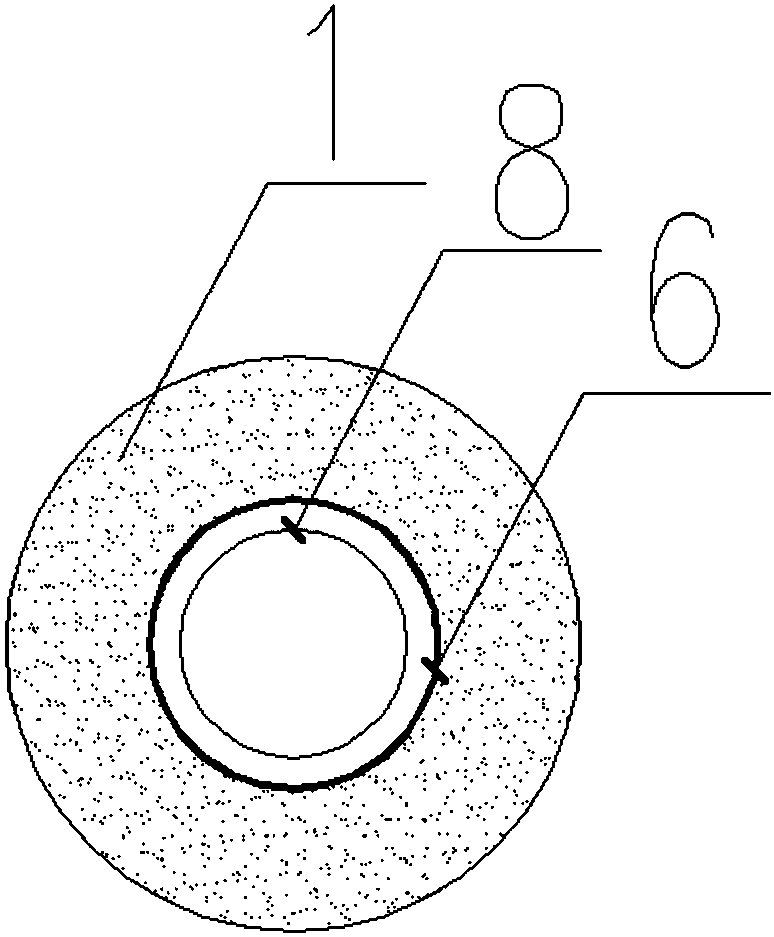 Cast-in-place pile construction method for underground engineering structure