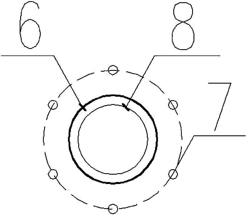 Cast-in-place pile construction method for underground engineering structure