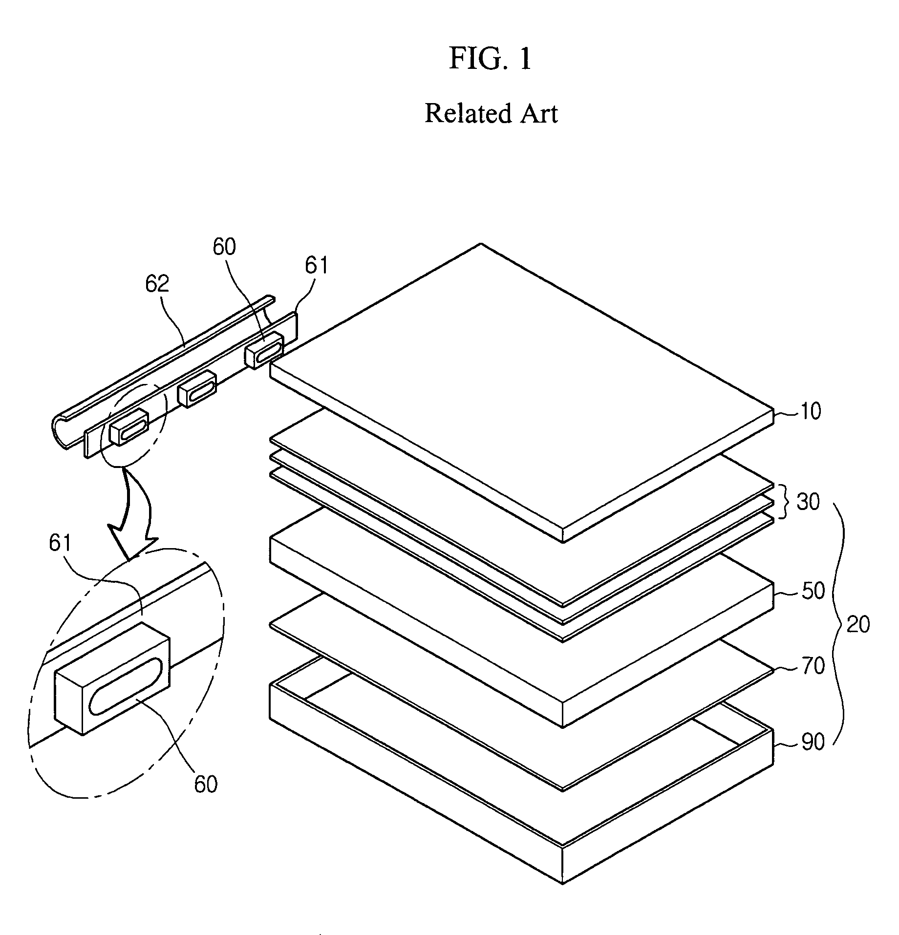 Luminescent diode, fabrication method thereof, and backlight assembly having the same
