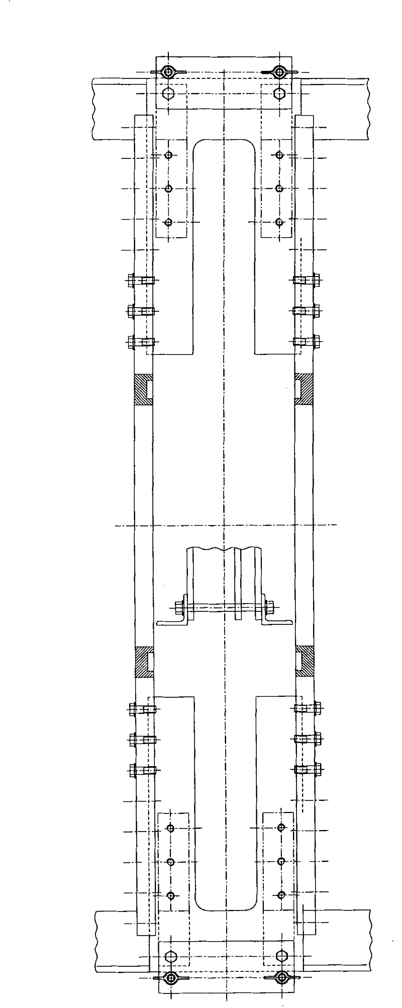 Line raising equipment and line raising method for live working of electric transmission line