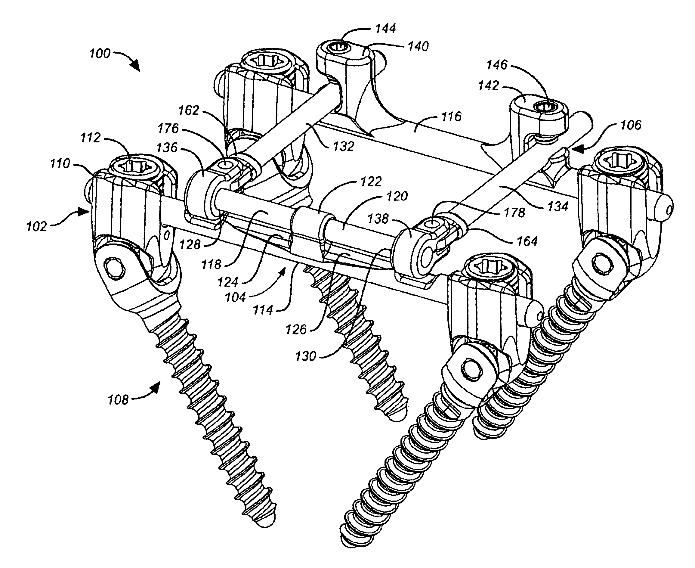 Deflection rod system for use with a vertebral fusion implant for dynamic stabilization and motion preservation spinal implantation system and method