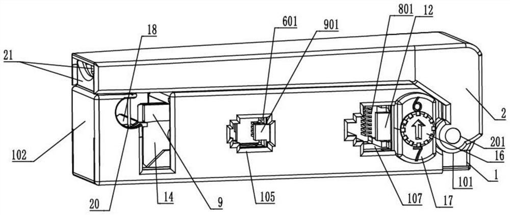 All-round delicate network cable clamp