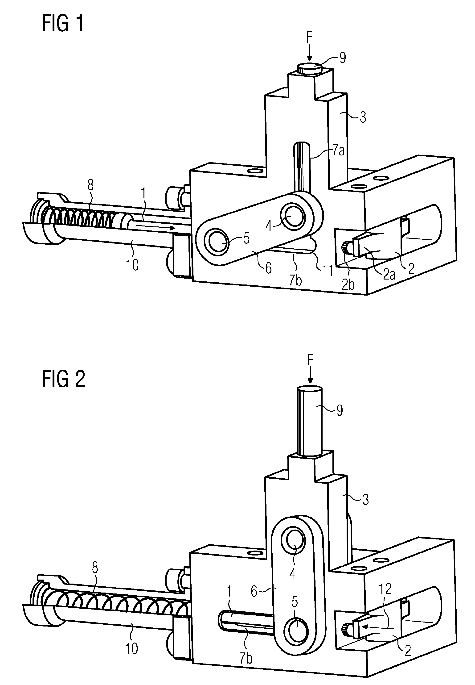 Latching device for a spring-type drive