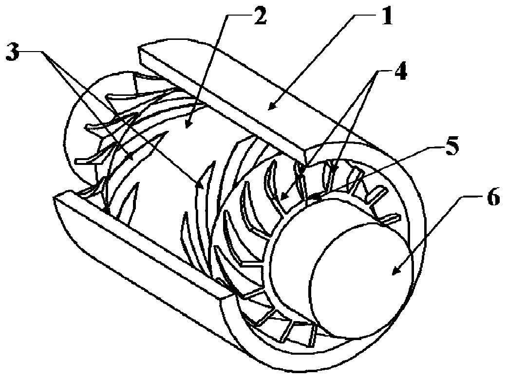 Hydrodynamic radial bearing and centrifugal pump
