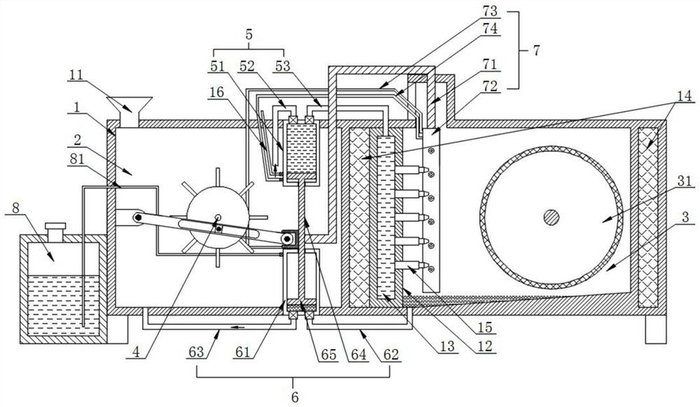 Production device of nanofiber yarn