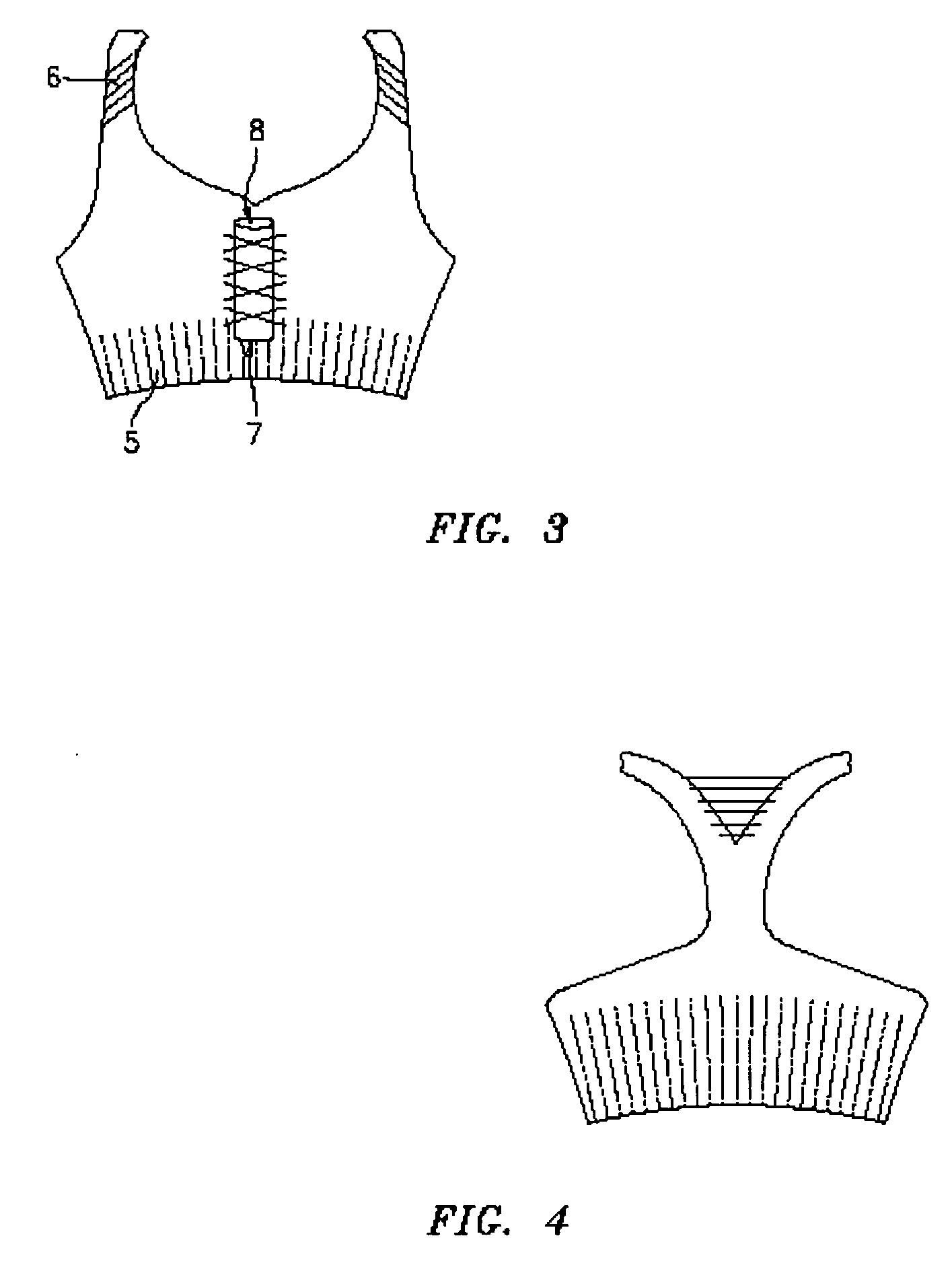 Suspension-styled brassiere primarily for minimization of intra-breast wrinkling