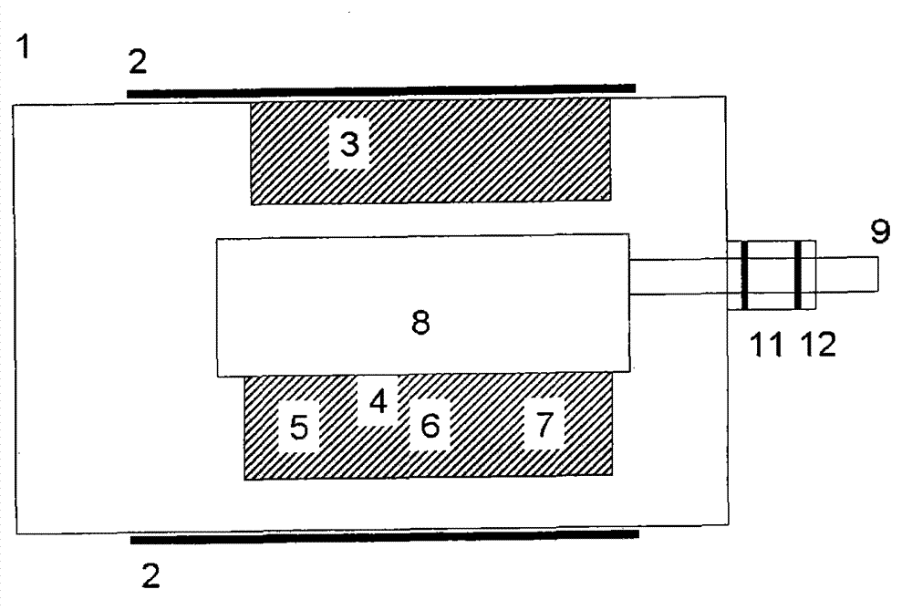 Vacuum welding device and welding method for superconducting stack of high-temperature superconducting current lead