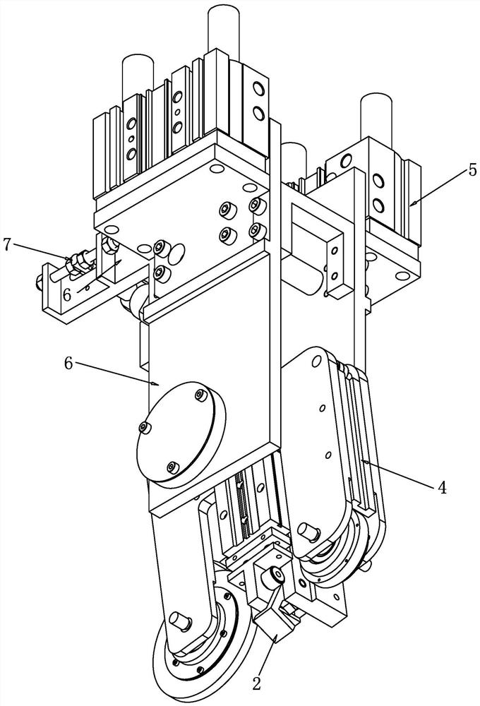 Automatic laying head and laying method of composite material grid member