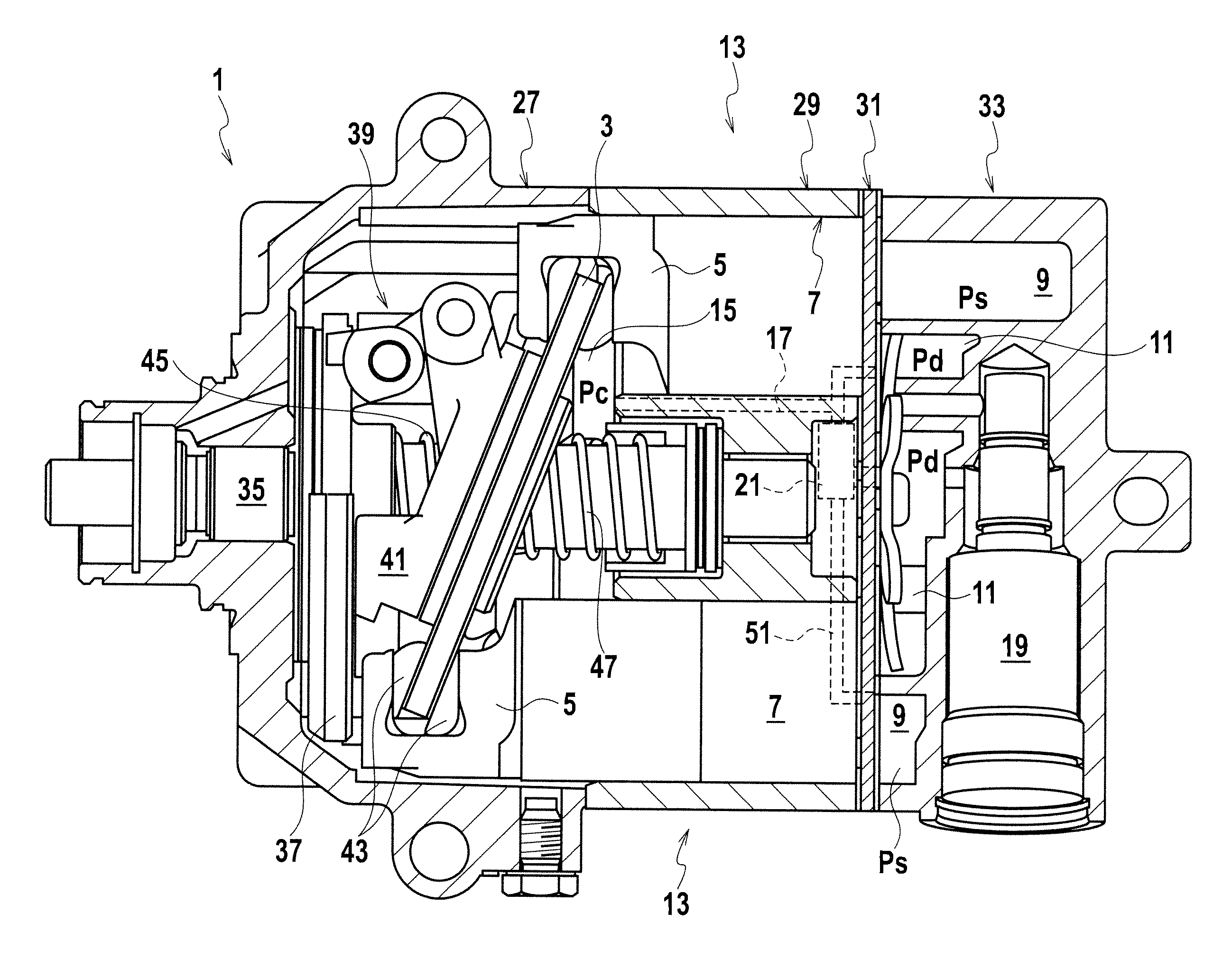 Swash plate type compressor