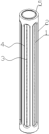 Lateral-entrance-type portable cigarette lightening and sucking device