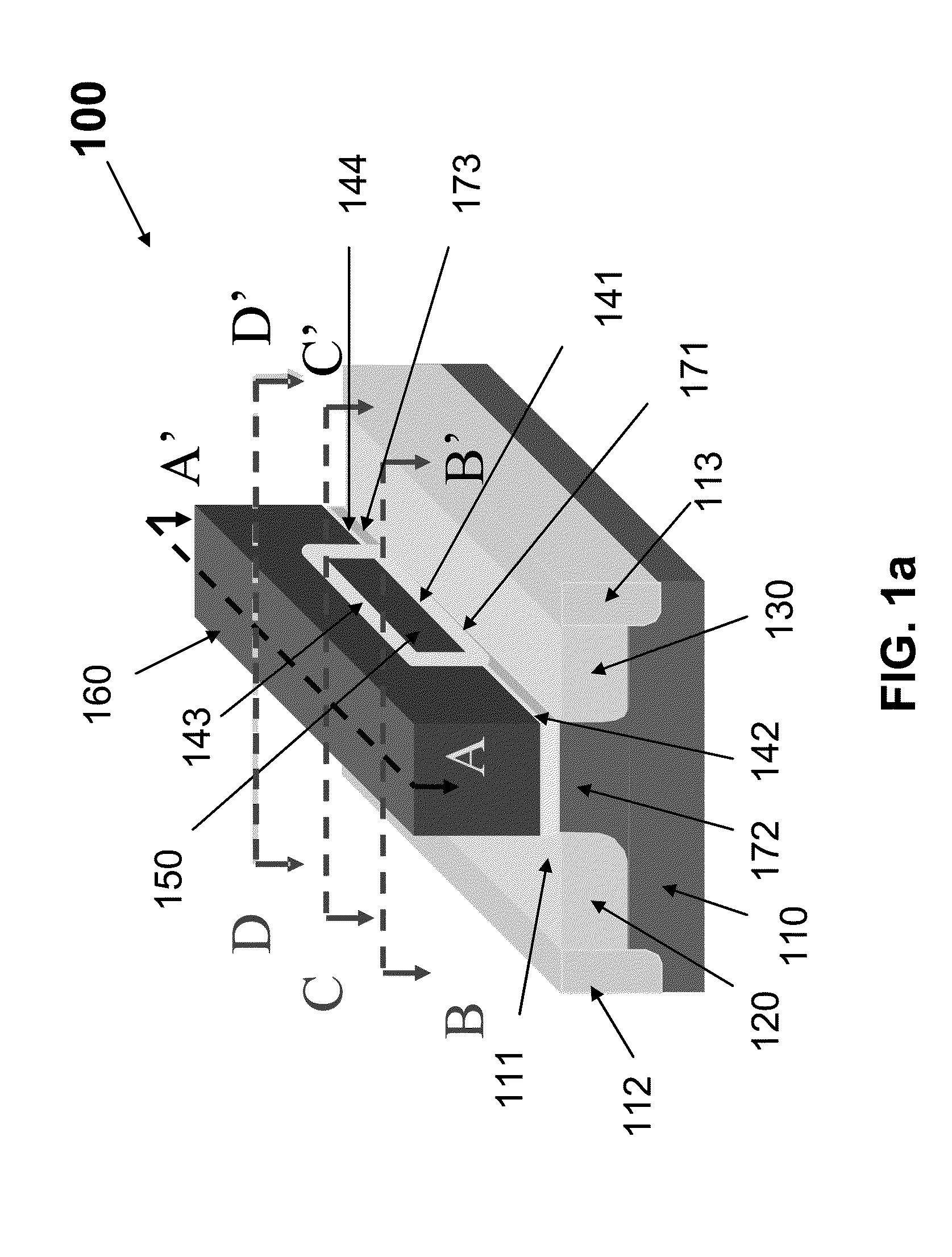 3-d electrically programmable and erasable single-transistor non-volatile semiconductor memory device