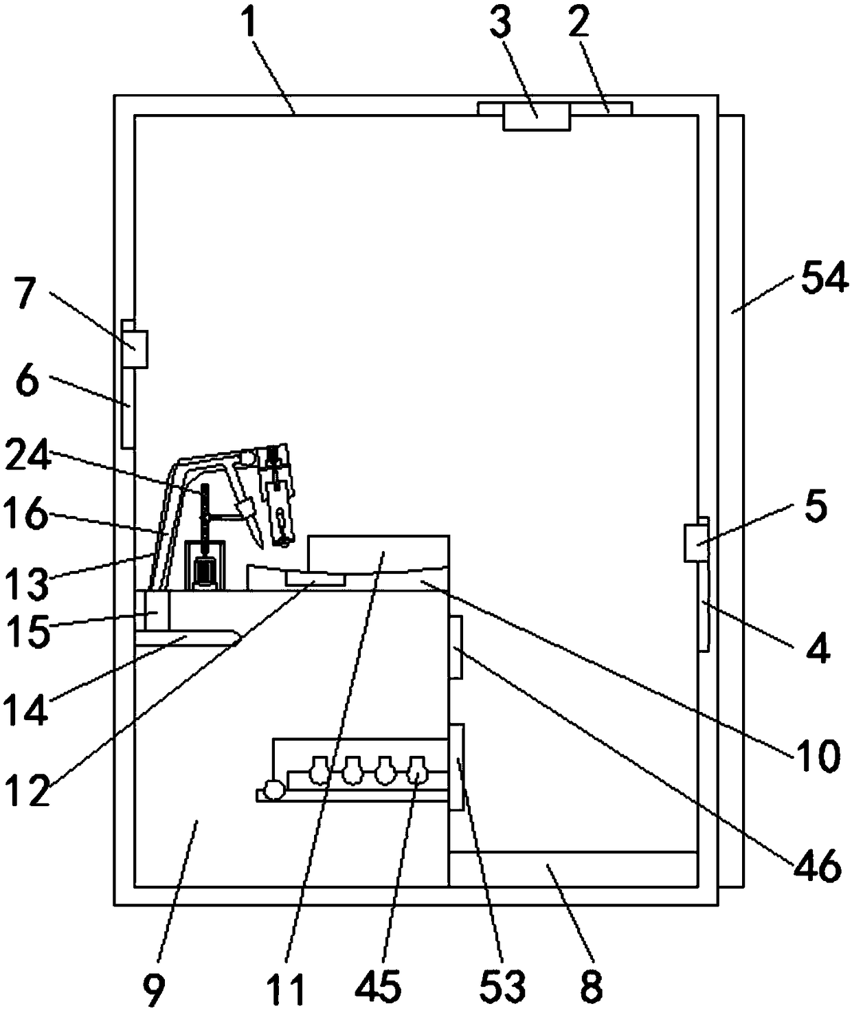 Self-service medical examination and health examination functional cabin