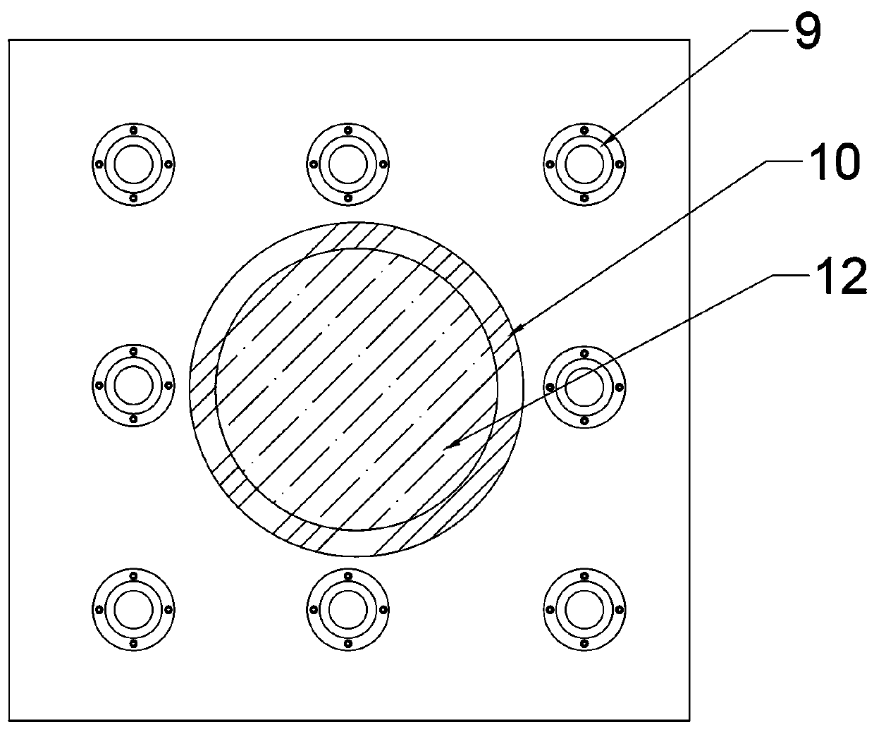 Connected two-way isolation bearing system