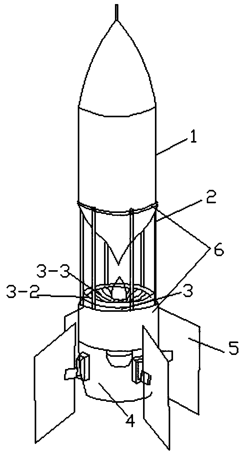 A non-pyrotechnic missile with diversion air intake structure