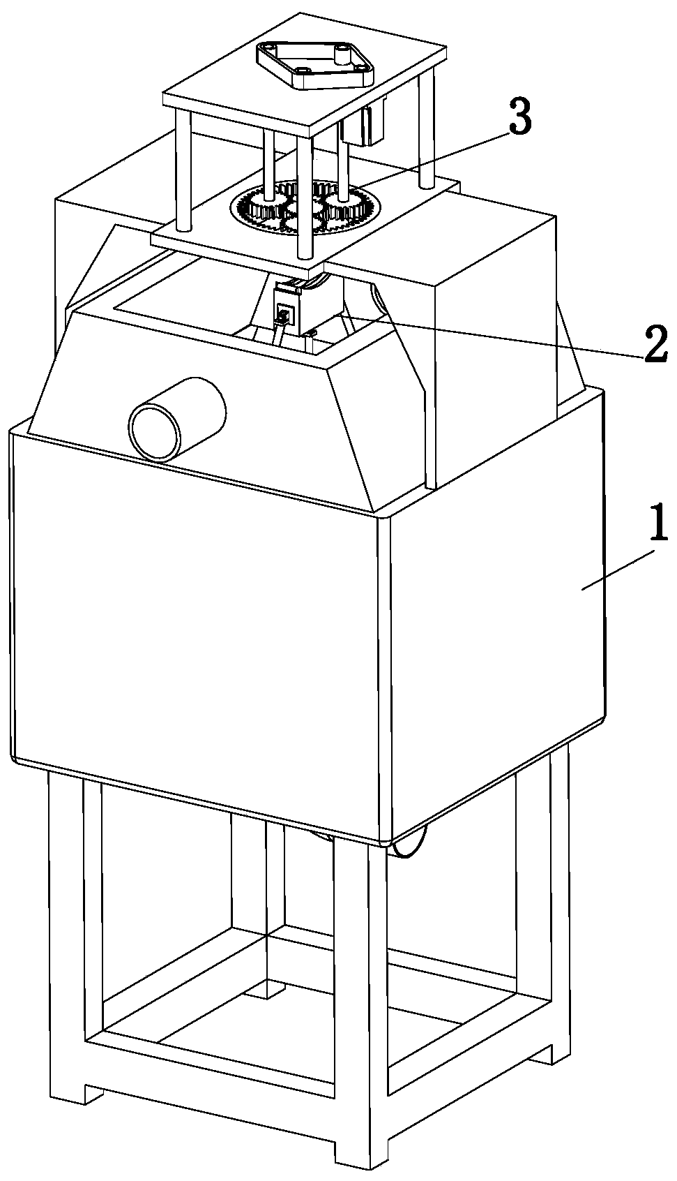 A construction mortar mixer