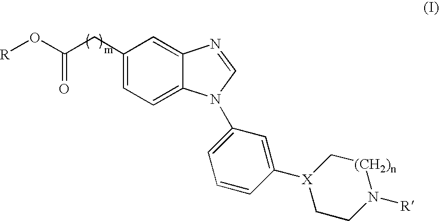 Novel benzimidazole derivatives and pharmaceutical compositions comprising these compounds