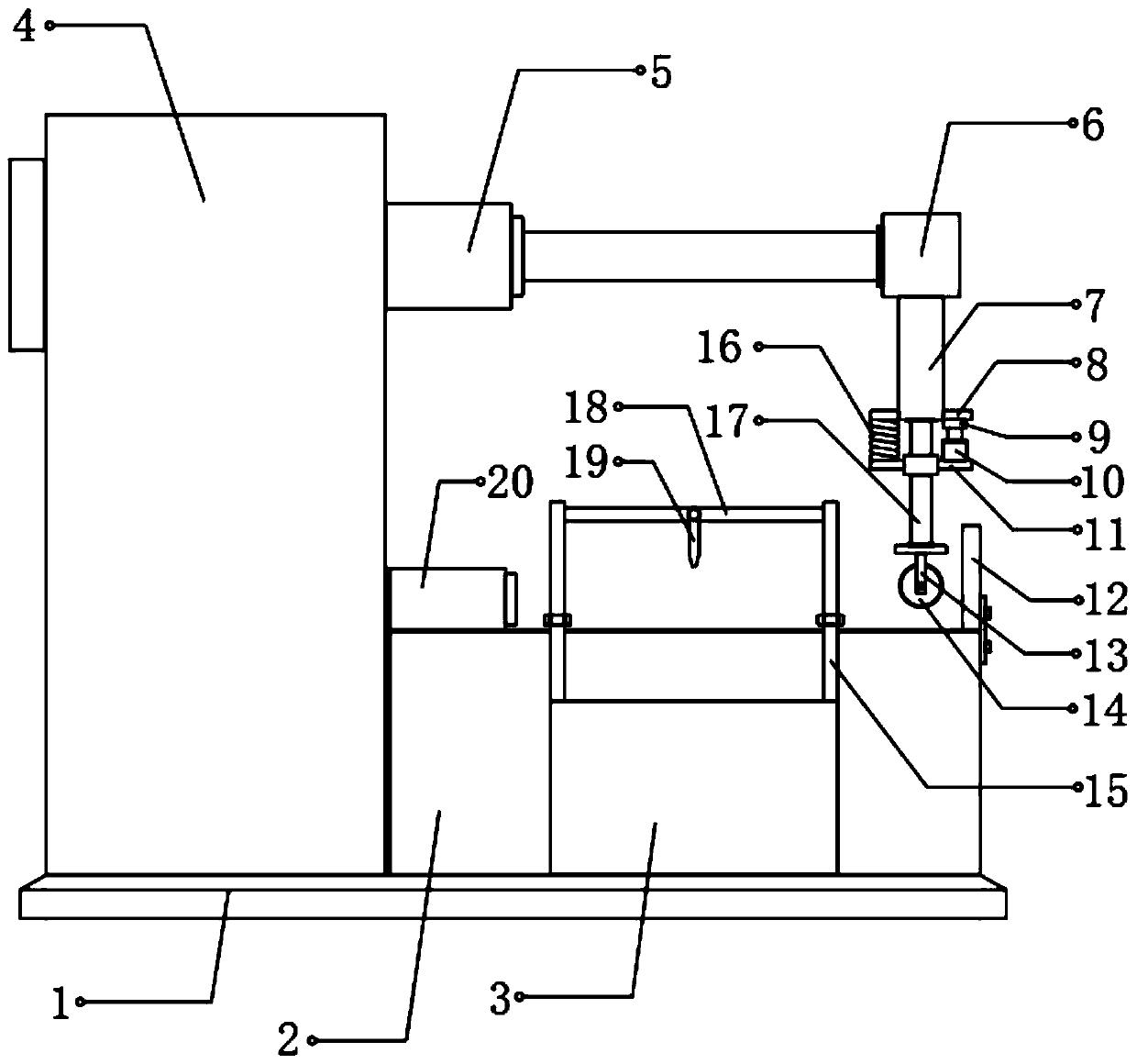 Heat sealing device for liquid laundry detergent production