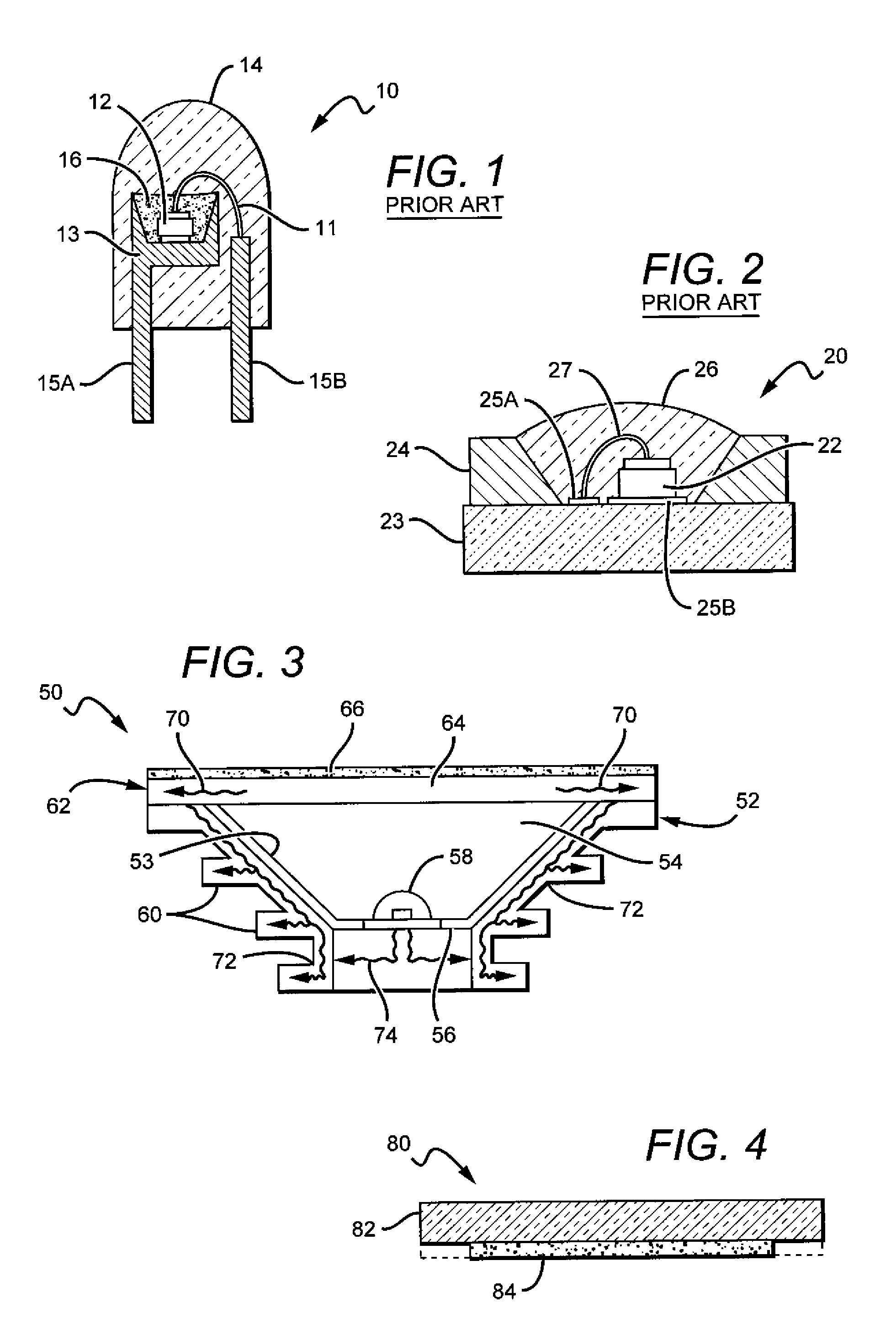 LED lamp incorporating remote phosphor with heat dissipation features