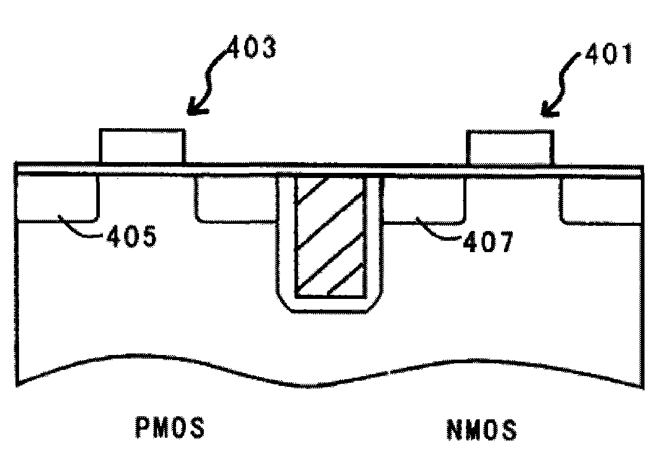 Stress NMOS device and manufacturing method of stress CMOS