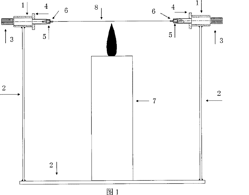 Device for making capillary pipe spray interface for co-using liquid chromatography and mass spectra