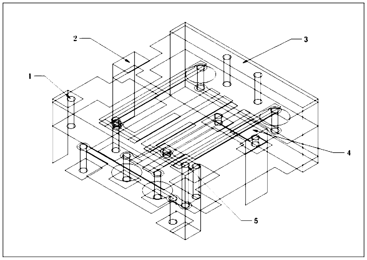 LTCC filter with adjustable center frequency and fixed absolute bandwidth and simulation method