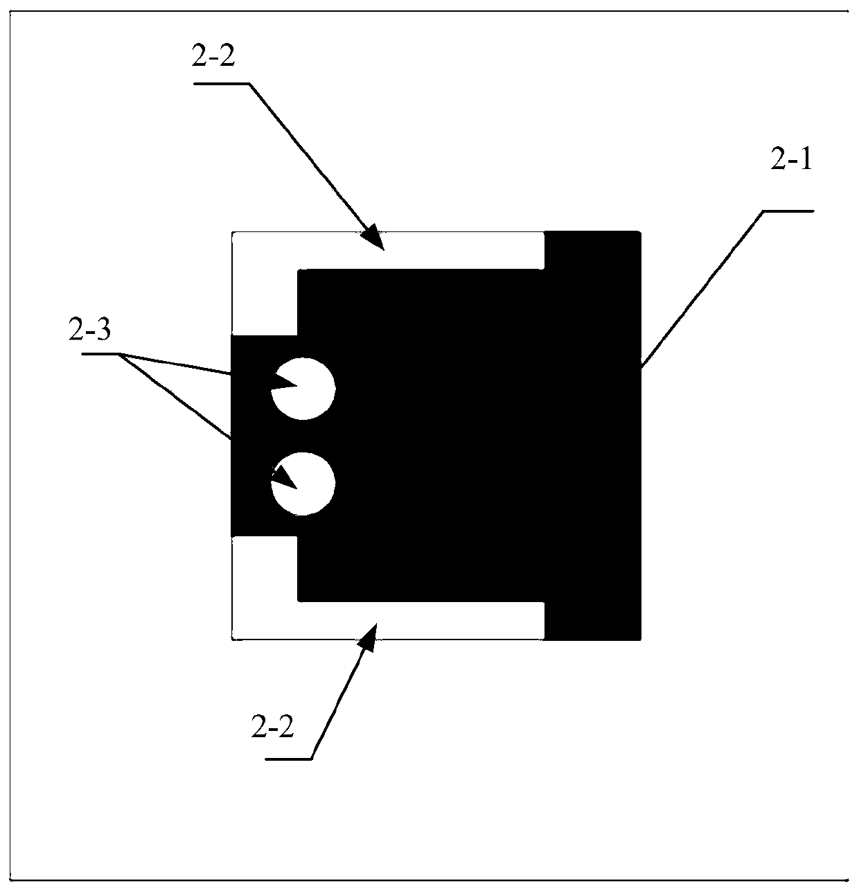 LTCC filter with adjustable center frequency and fixed absolute bandwidth and simulation method