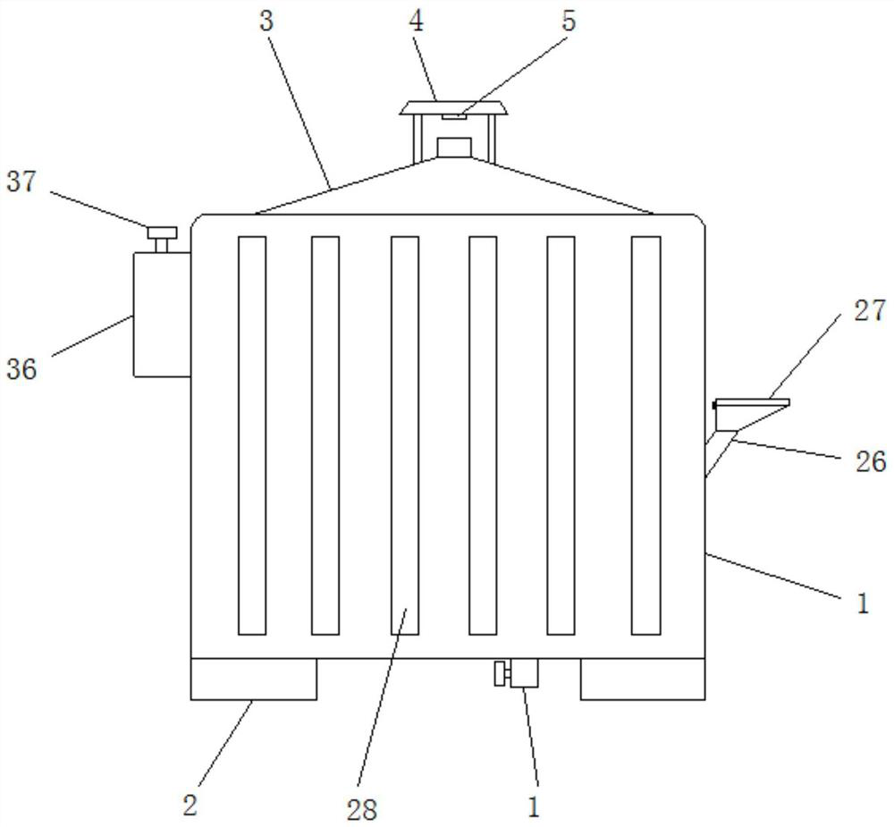 A Transformer with Built-in Cooling Structure and Simultaneous Moisture Removal