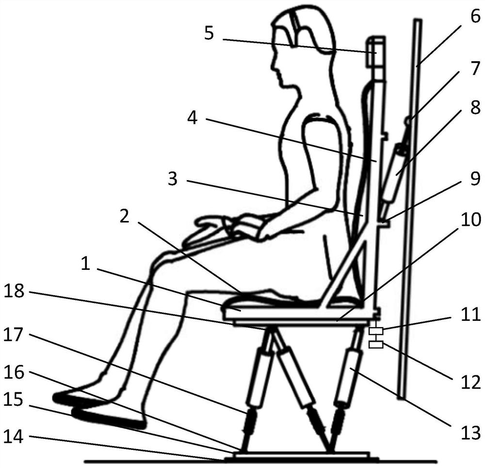 Helicopter anti-crash seat based on magnetorheological damper