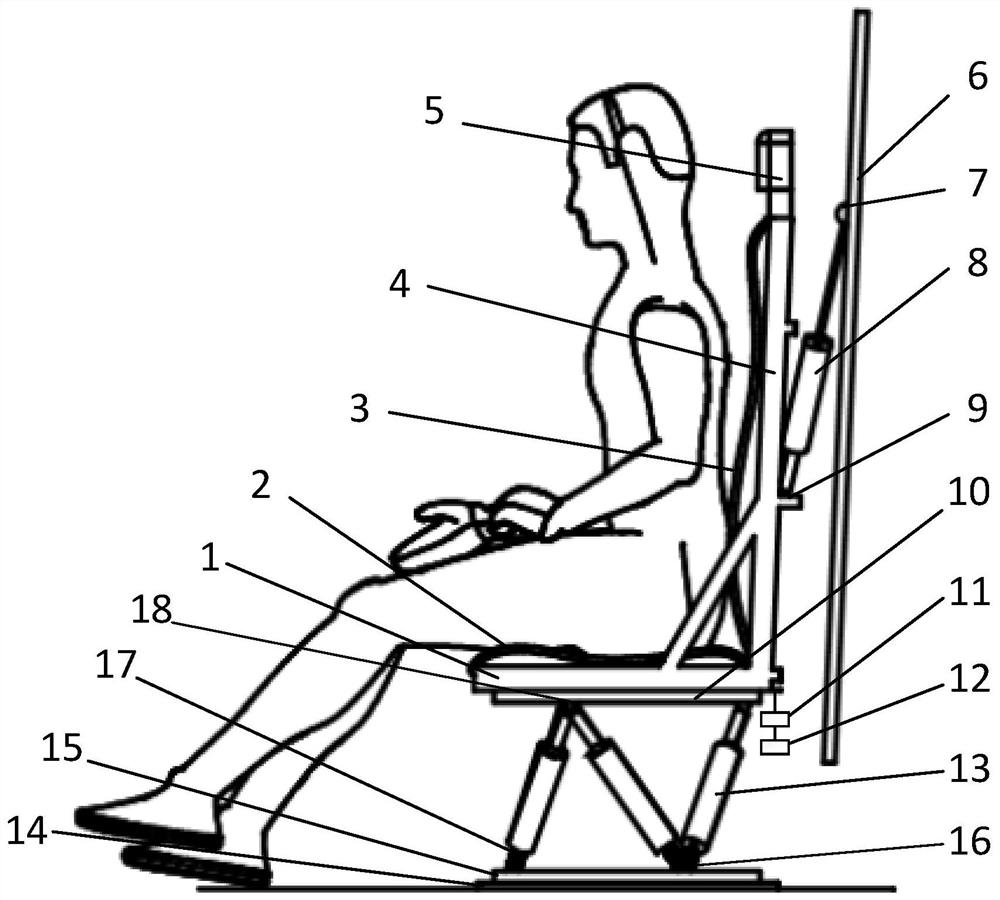 Helicopter anti-crash seat based on magnetorheological damper