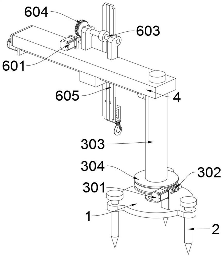 Mechanically-lifting transfer device for engineering machinery