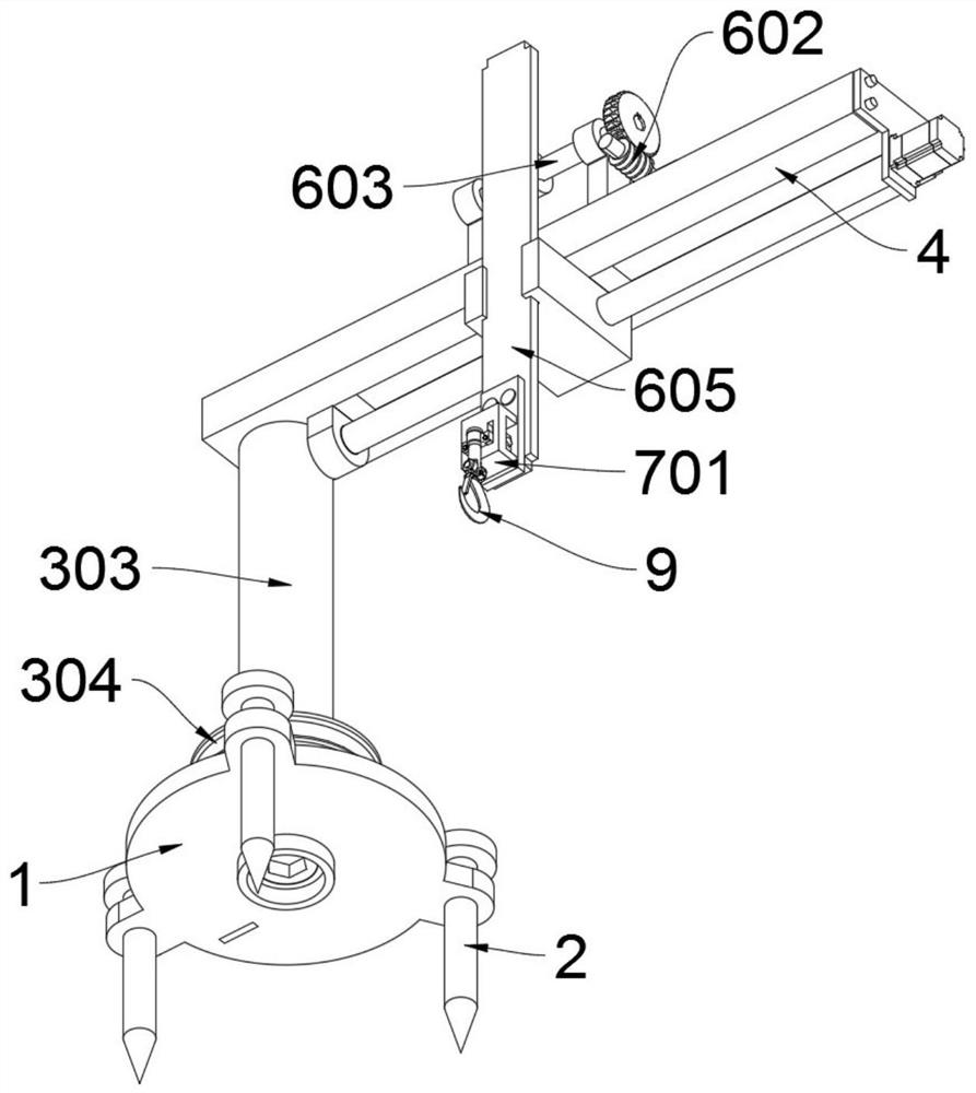 Mechanically-lifting transfer device for engineering machinery