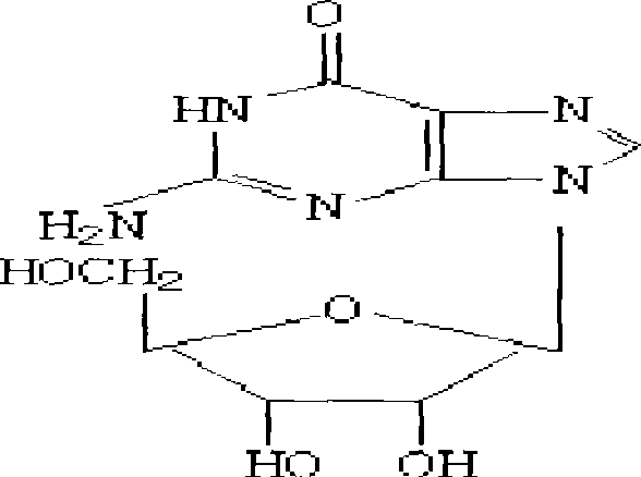 Production method of guanine nucleosides