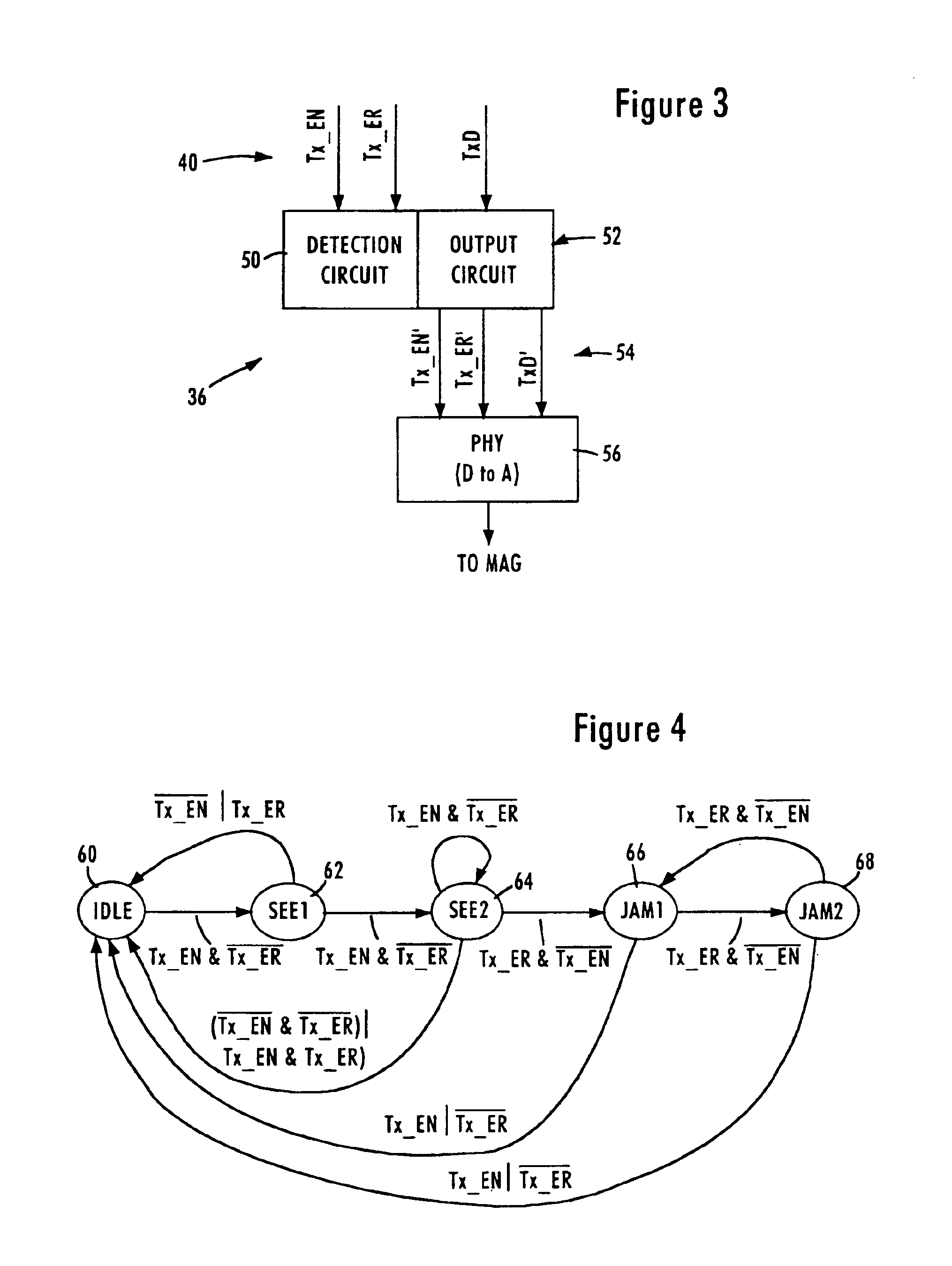Apparatus and method for secure media independent interface communications by corrupting transmit data on selected repeater port