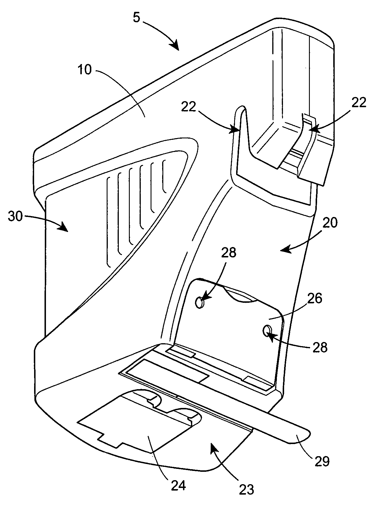Intersecting laser line generating device