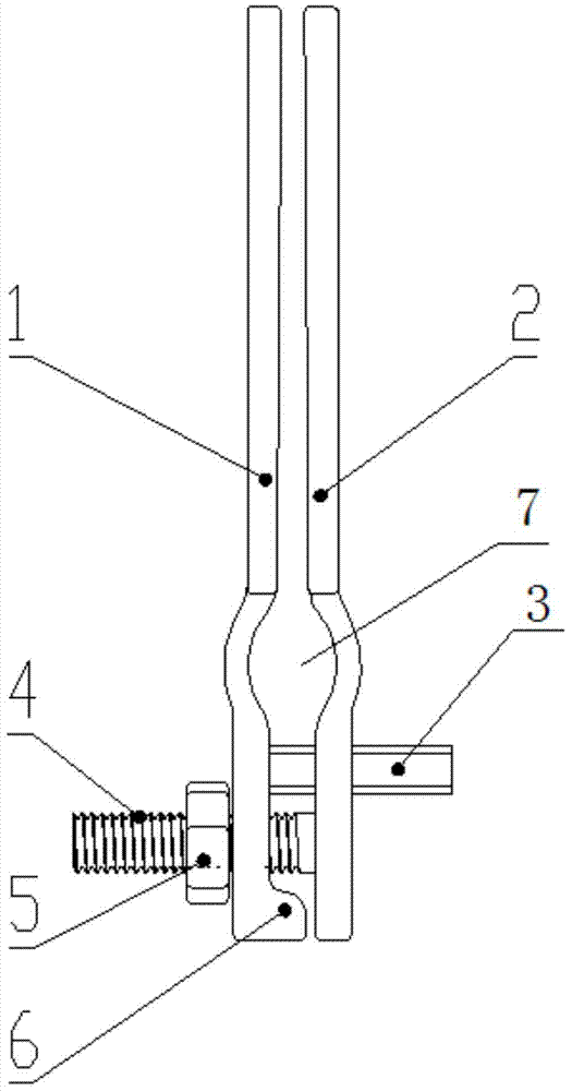 a nasal septum retainer